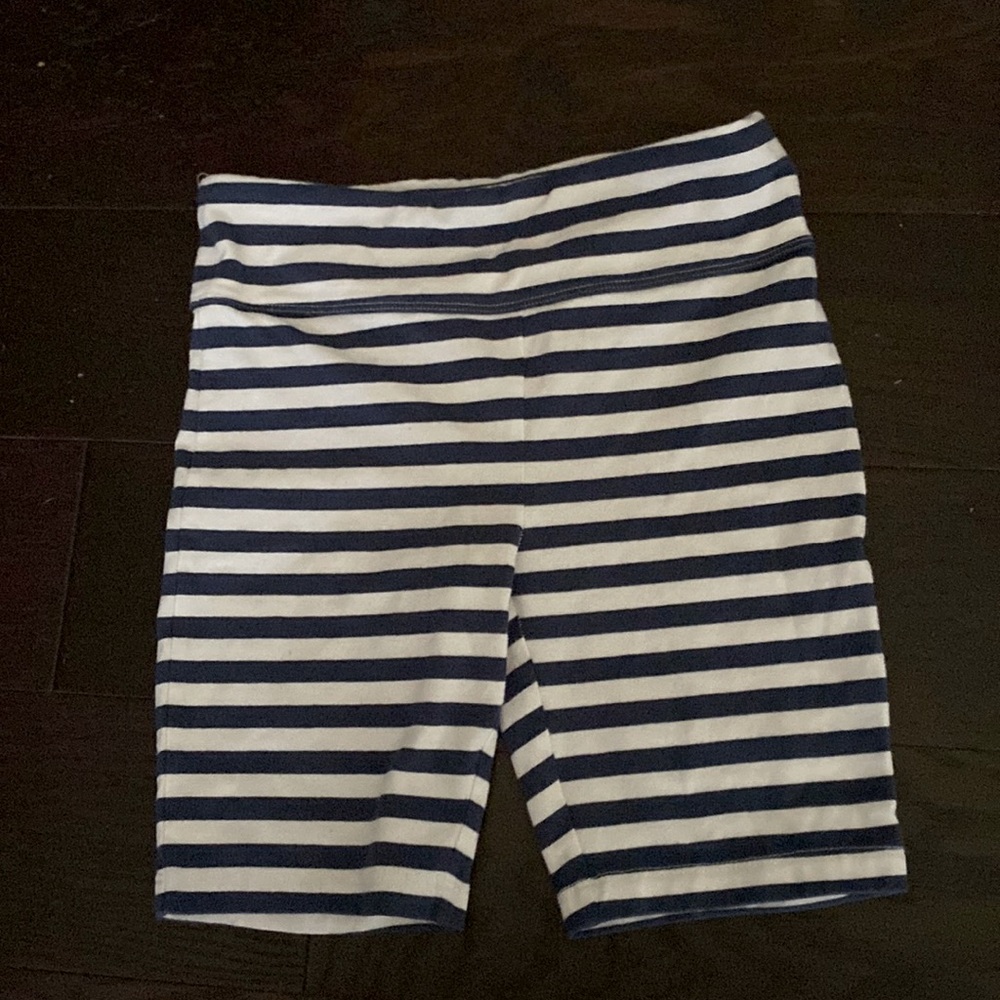 Nordstrom striped biker shorts